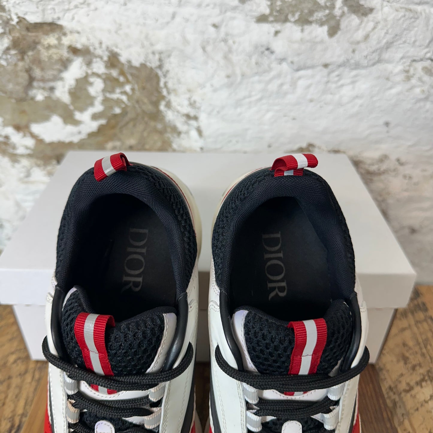 Dior B22 Black White Red Sneaker Sz 9 (42)