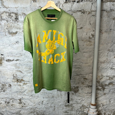 Amiri Track Green T-shirt Sz M DS