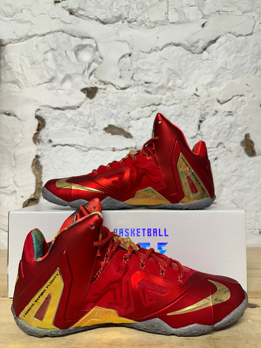 Nike Lebron 11 Elite SE Metallic Gold Sz 11 DS