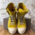 Rick Owens High Lemon Milk Sneaker Sz 9 (42)