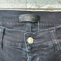 Amiri Paint Splatter Plain Black Denim Jeans Sz 28