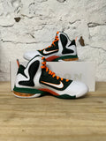 Nike Lebron 9 Miami Hurricanes Sz 11