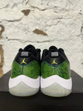 Air Jordan 11 Low Green Snakeskin Sz 9.5 DS