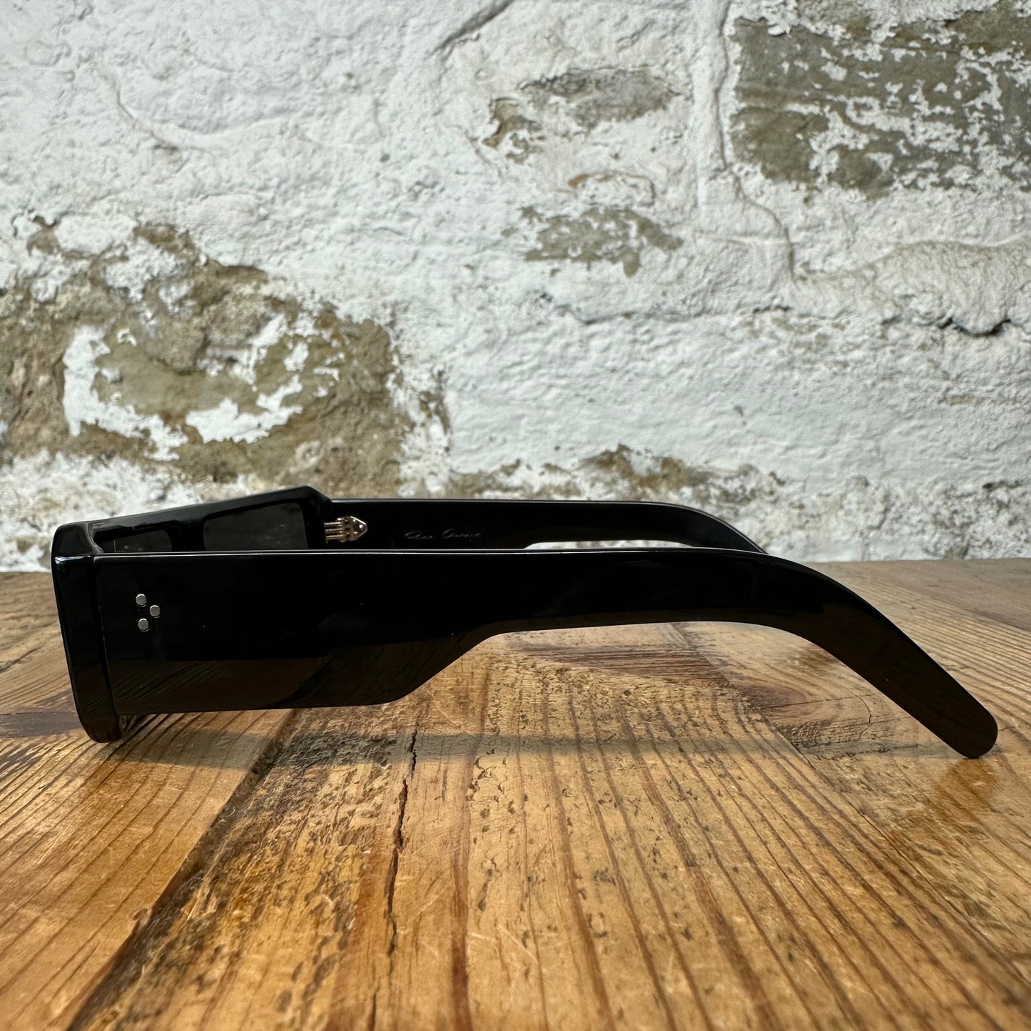 Rick Owens Black Geth Glasses W/ Box