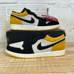 Air Jordan 1 Low Sail University Gold Black Sz 10.5