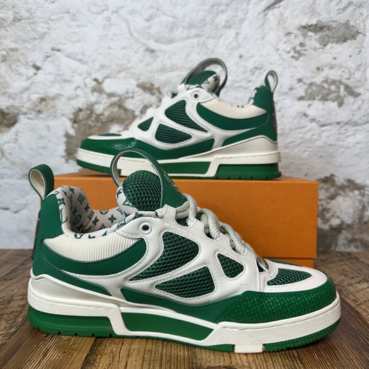 Louis Vuitton Green White Skate Sneaker Sz 9 (7.5LV)
