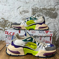 Dolce Gabbana Multicolor Air Master White Sneaker Sz 11 (44)