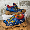 Gucci Flashtrek Red Blue Brown Boot Sz 11