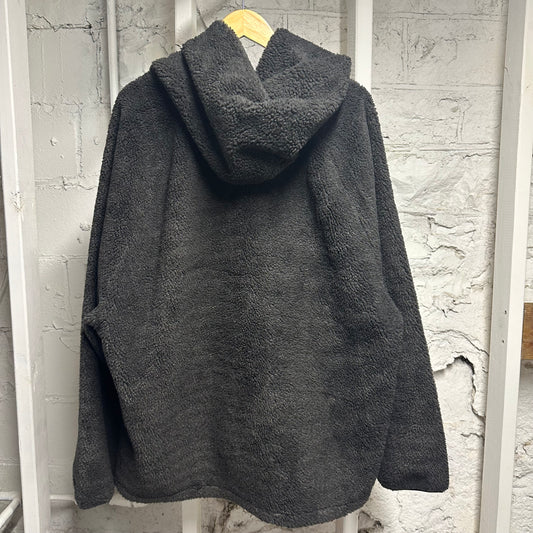Fear of God Essentials Black Fleece Hooded Jacket Sz XL