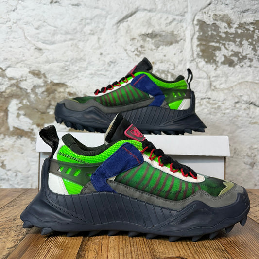 Off White ODSY 1000 Green Black Sneaker Sz 9 (42)