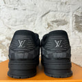 Louis Vuitton Graphite Damier Black Trainer Sneaker Sz 14.5 (13LV)