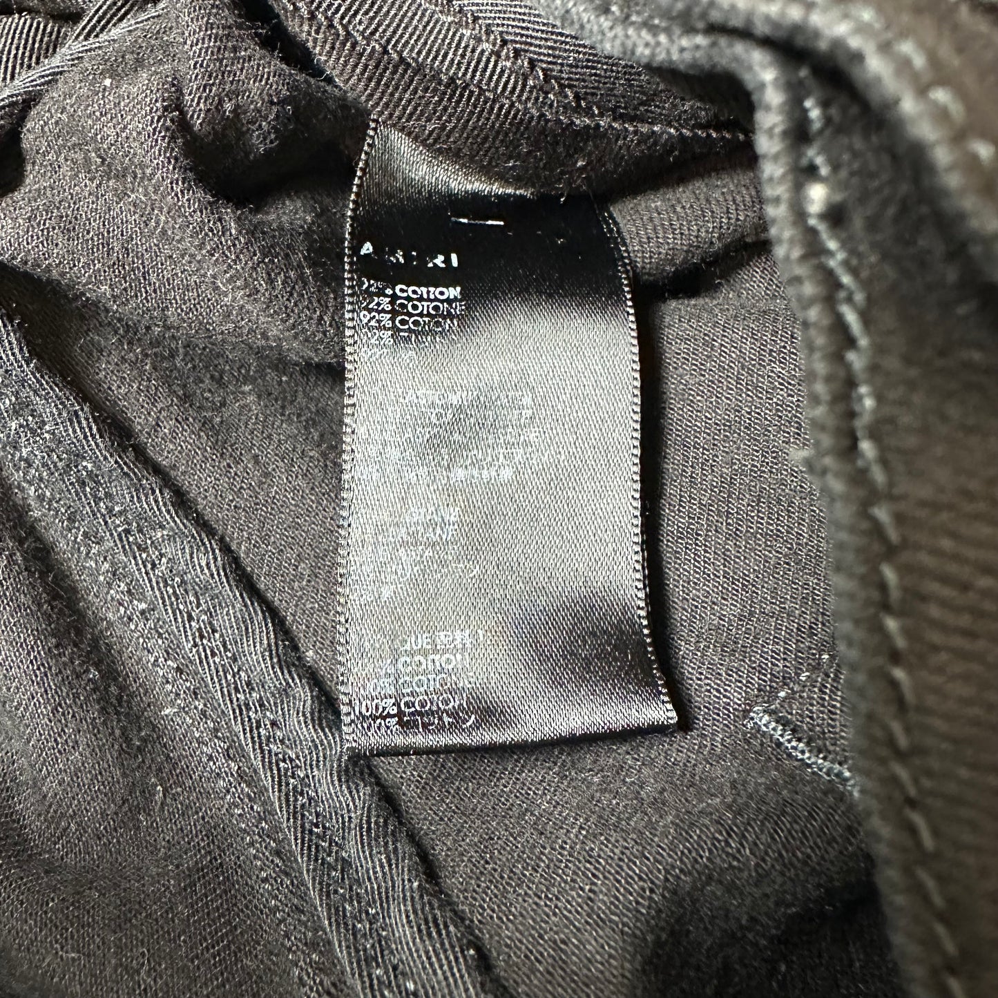 Amiri Art Patch Black Denim Jeans Sz 30