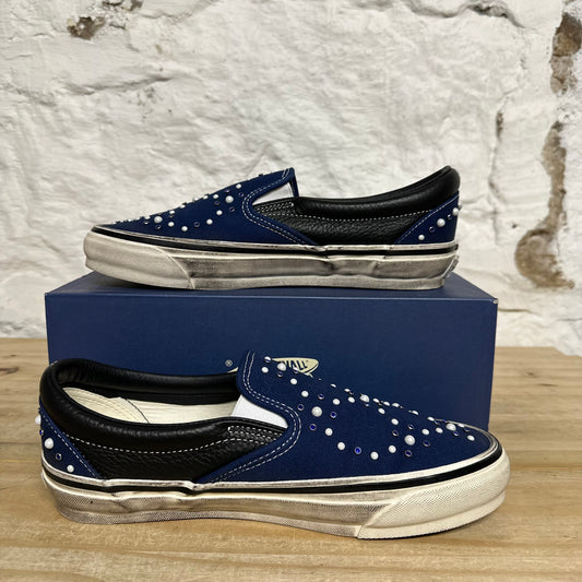 Vans LX Classic Slip On 98 Pearlized Indigo Sz 8