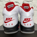 Air Jordan 5 Fire Red Silver Tongue (2020) Sz 9