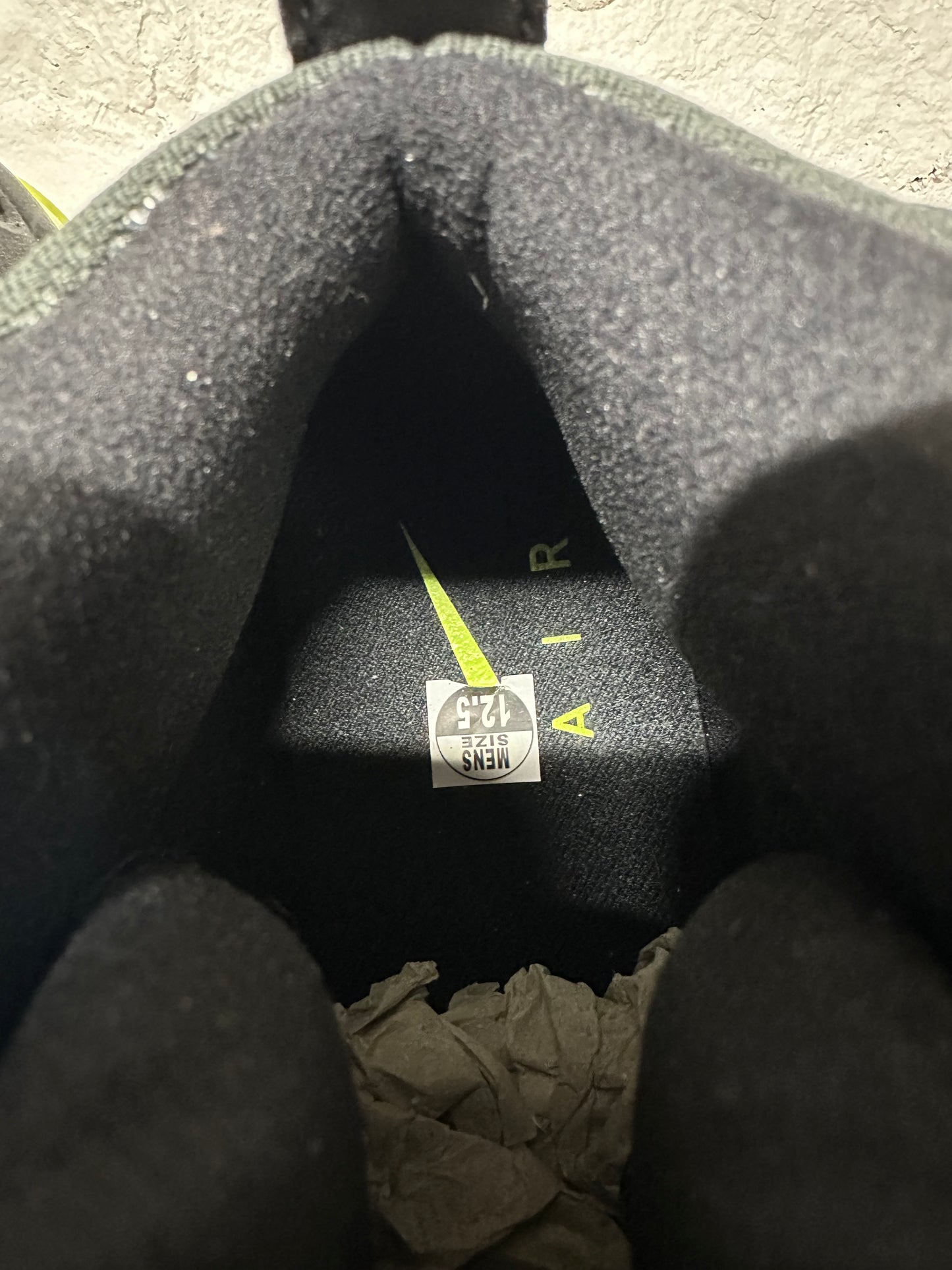 Nike Air Total Max Uptempo Black Volt (2020) Sz 12.5 DS