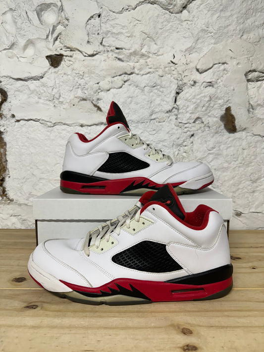Air Jordan 5 Low Fire Red Sz 13