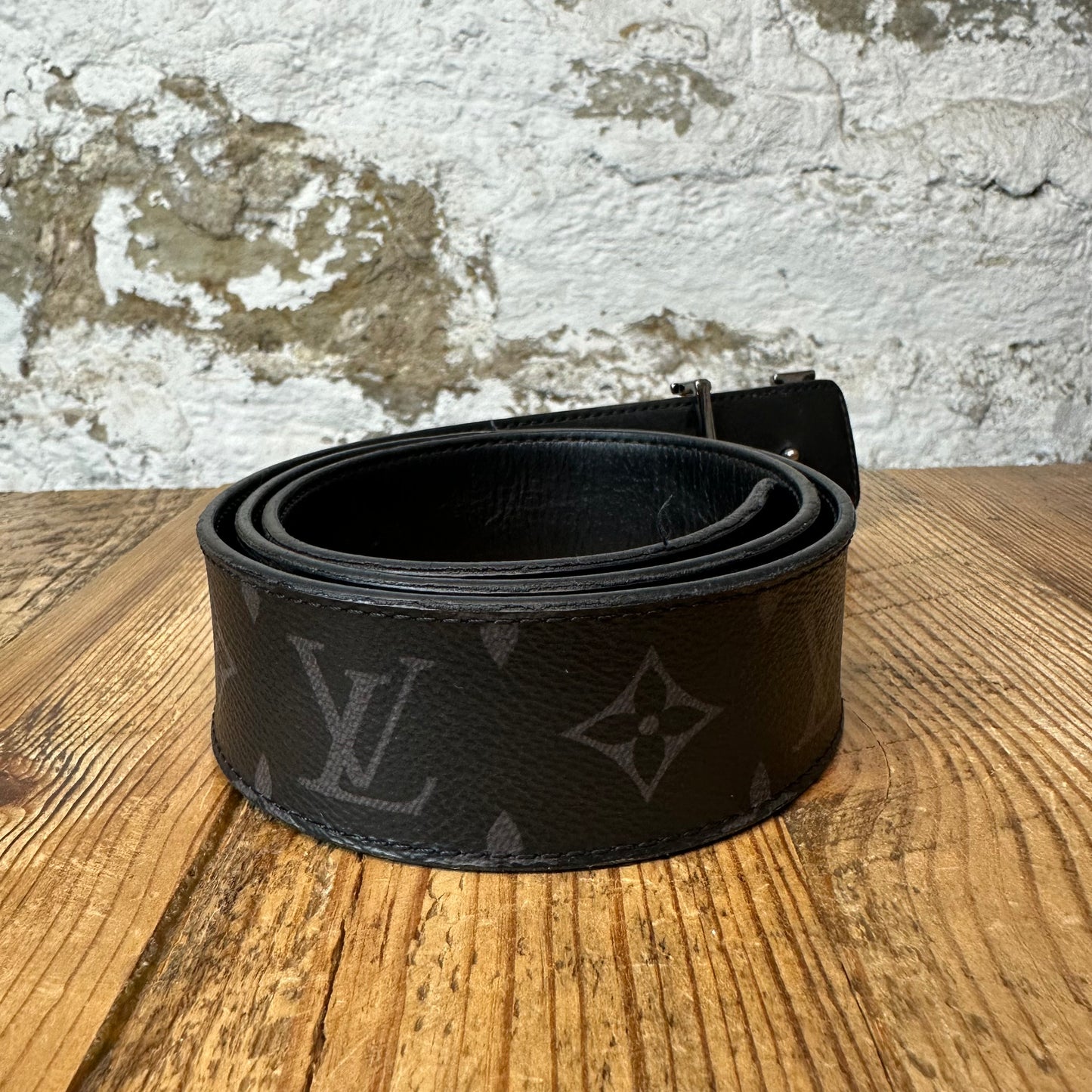 Louis Vuitton Graphite Monogram Belt Sz (90/36)