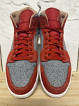 Air Jordan 1 Mid Denim Red Sz 9.5