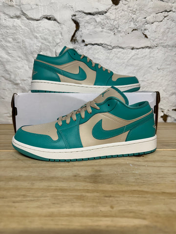 Air Jordan 1 Low Tropical Teal Sz 10.5 (12W) DS