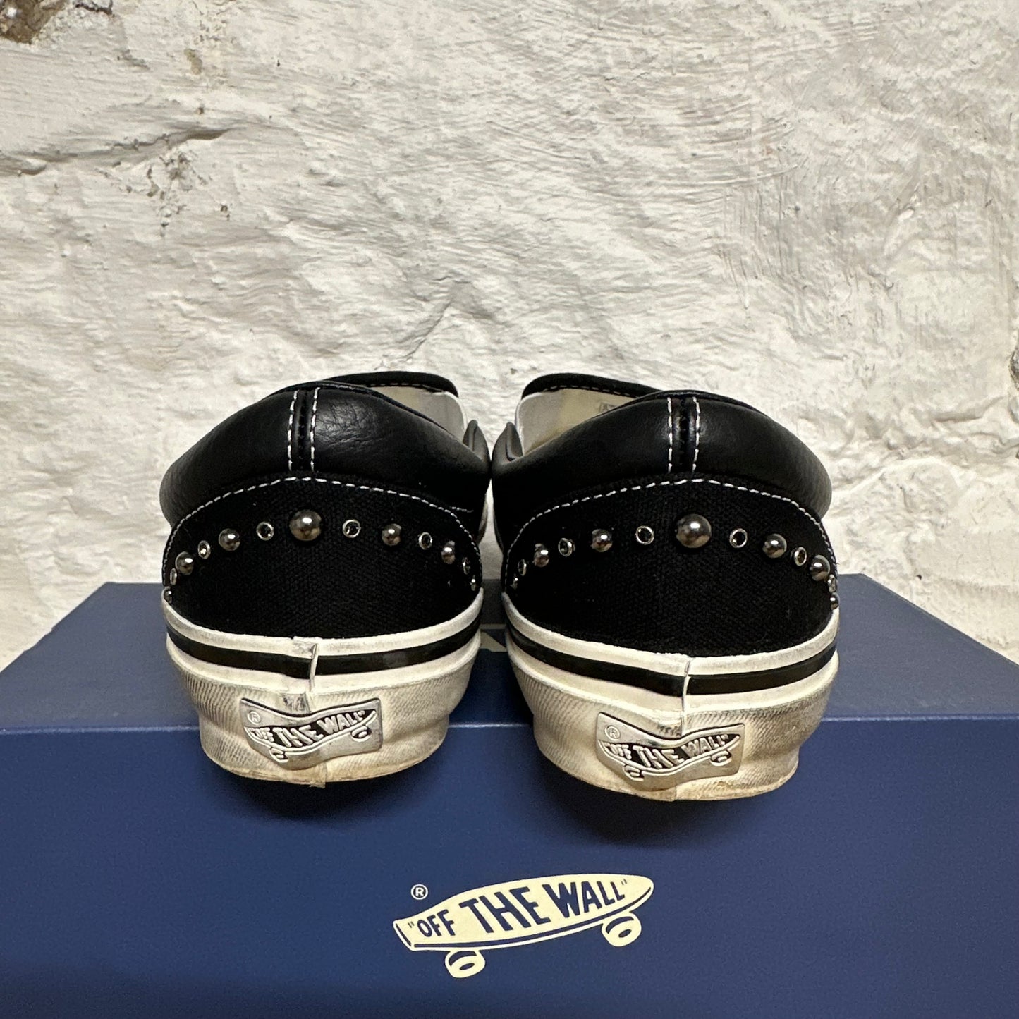 Vans LX Classic Slip On 98 Pearlized Blackout Sz 8