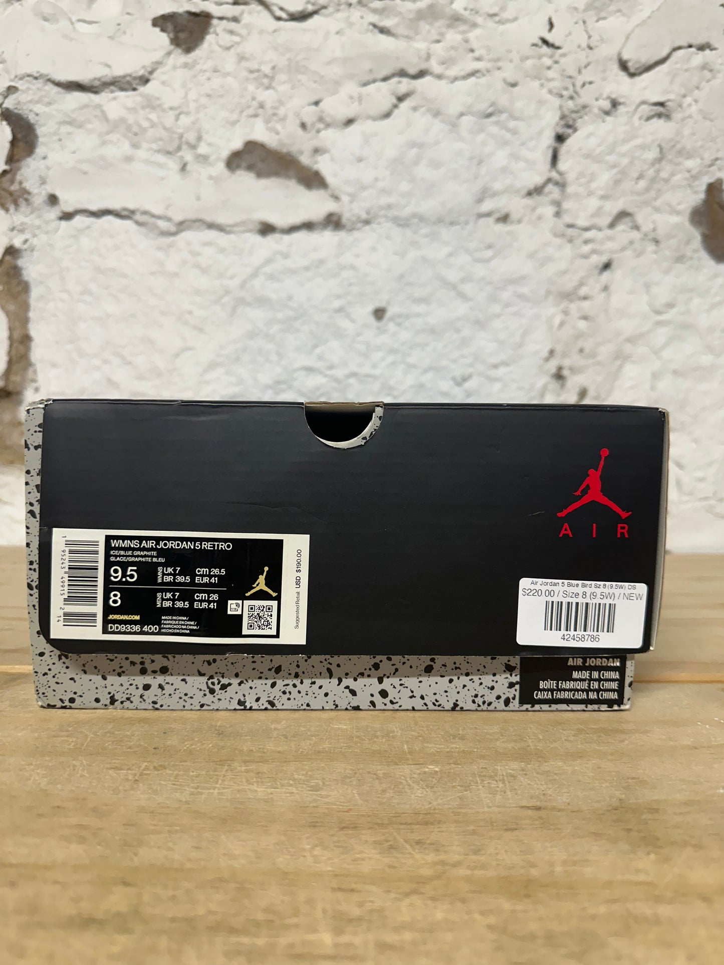 Air Jordan 5 Blue Bird Sz 8 (9.5W) DS