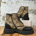 Gucci Maxi GG Monogram Camel Boot Sz 11