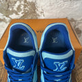 Louis Vuitton Cyan Blue Trainer Sneaker Sz 11 (9.5LV)
