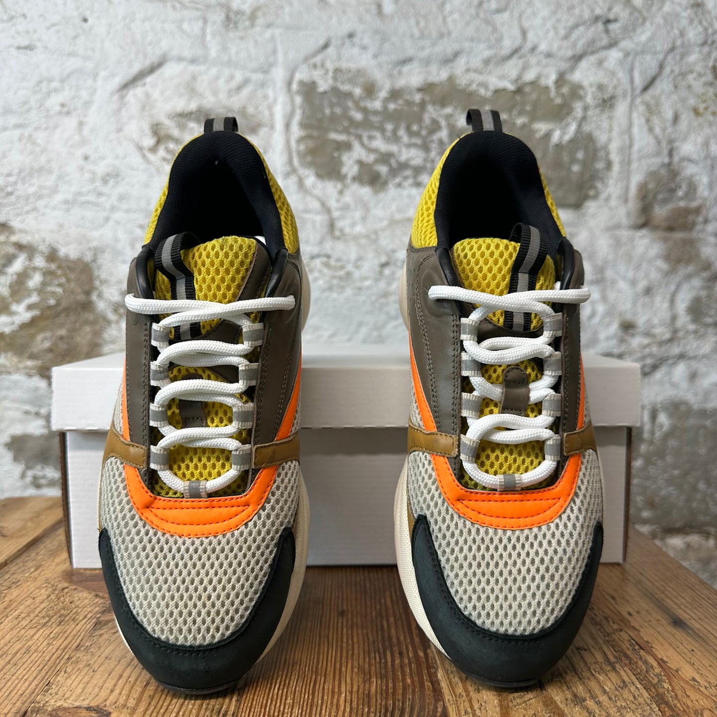 Dior B22 Brown Orange White Sneaker Sz 6.5 (39)