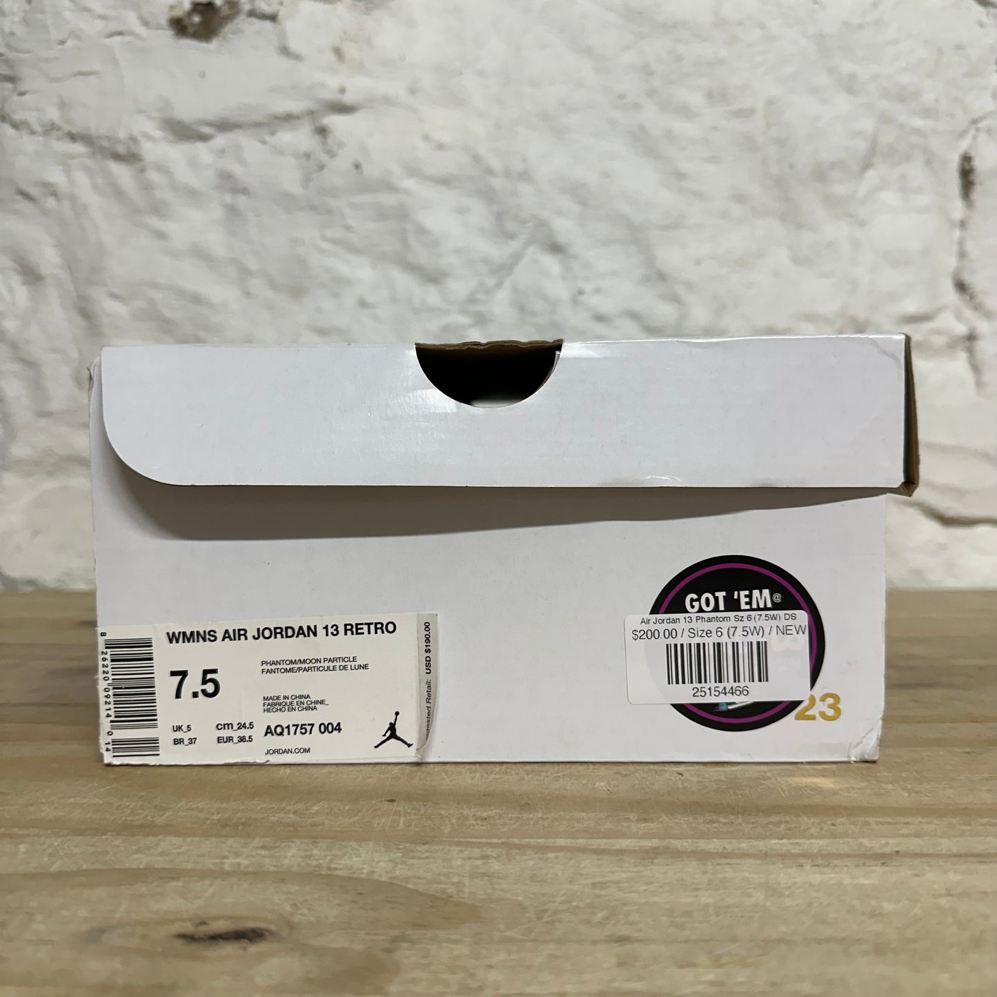 Air Jordan 13 Phantom Sz 6 (7.5W) DS