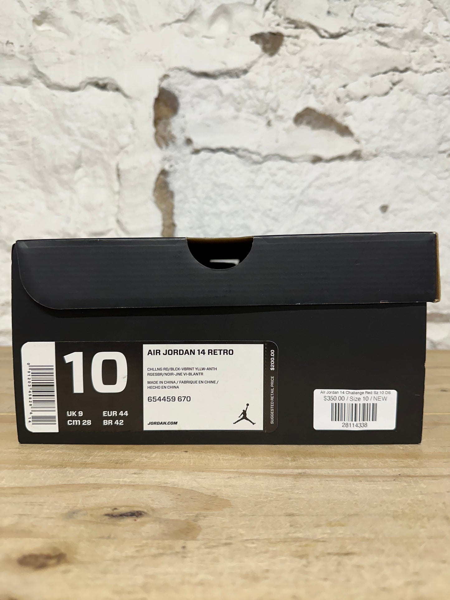 Air Jordan 14 Challenge Red Sz 10 DS