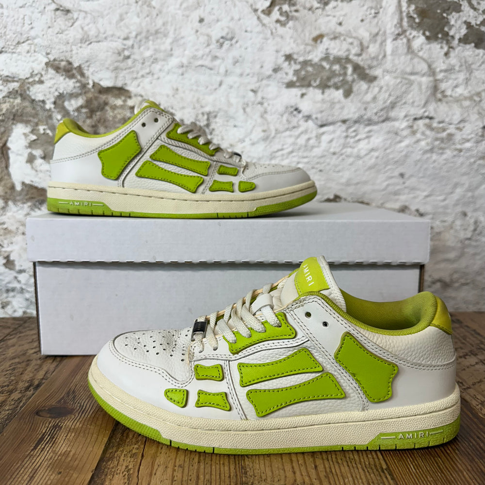 Amiri Neon Green Skeleton White Sneaker Sz 5 (37)