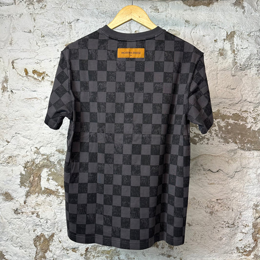 Louis Vuitton Marque Damier T-shirt Grey Sz S