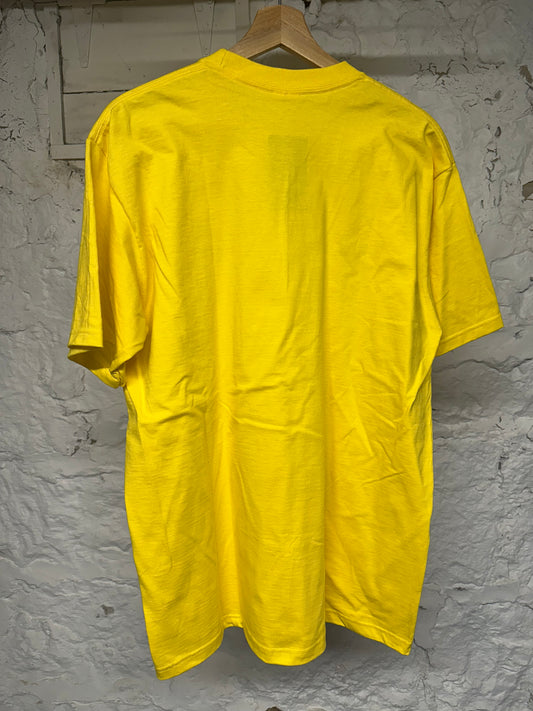 Supreme NY Yellow T-Shirt Sz L