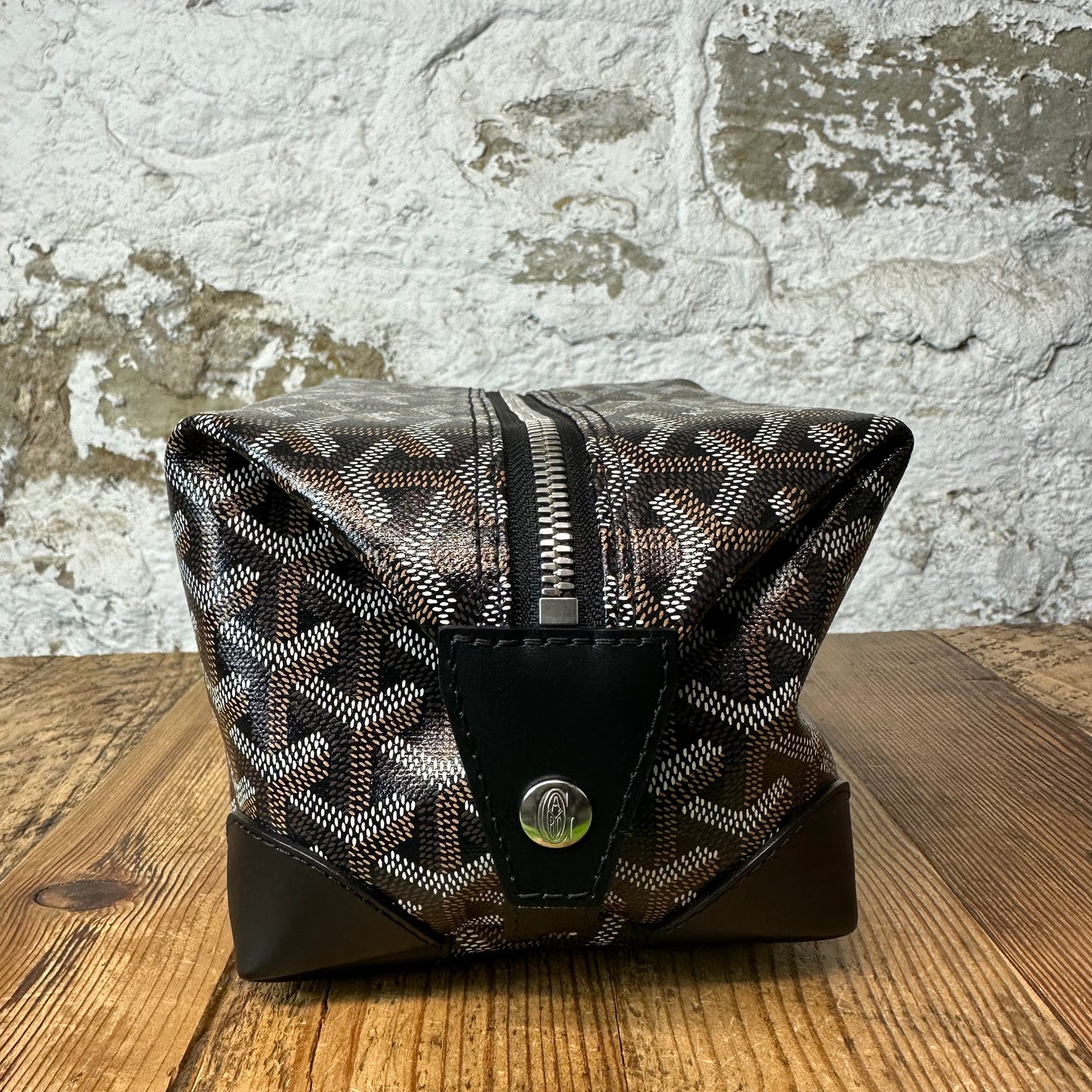 Goyard Boeing 25 Brown Monogram Toiletry Bag