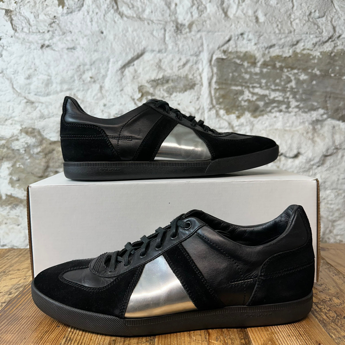 Dior B01 Metallic Black Sneaker Sz 9.5 (42.5)