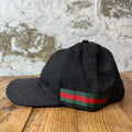 Gucci Black GG Monogram Hat Sz XL