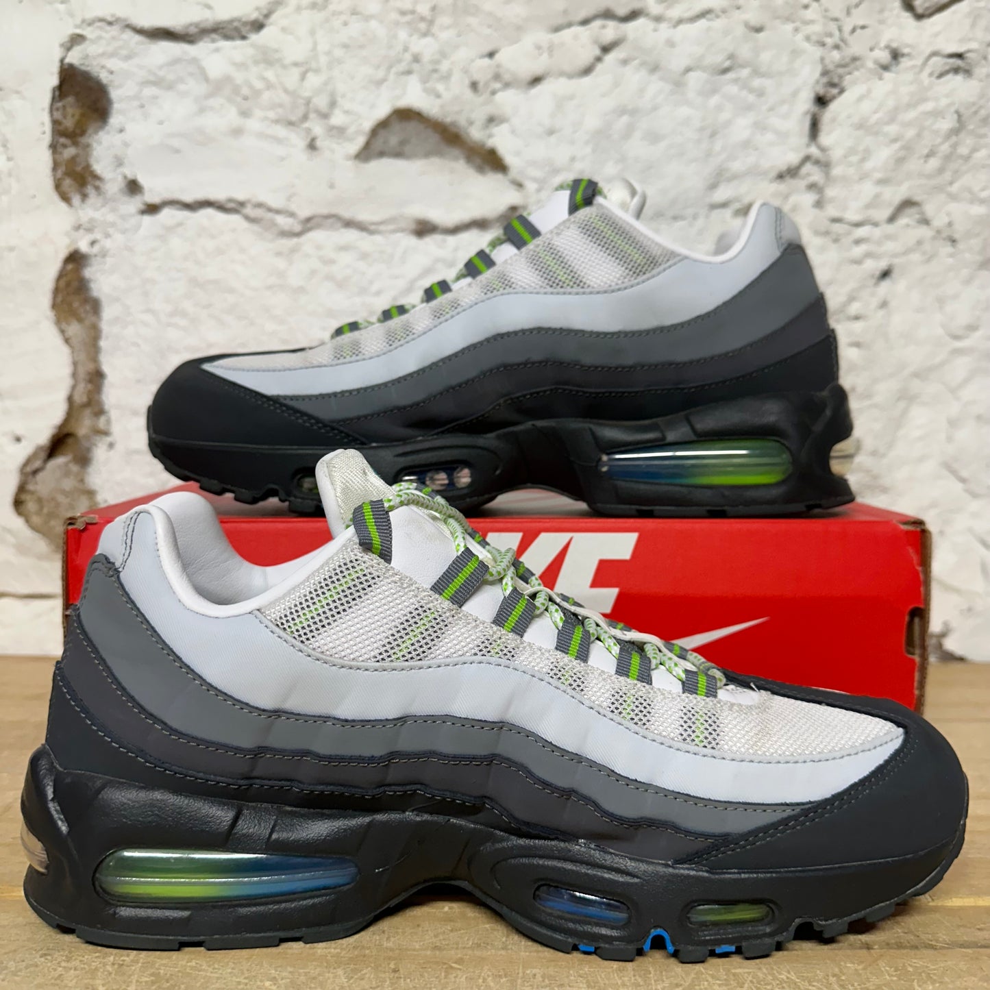 Nike Air Max 95 Big Bubble Green Apple Sz 10.5