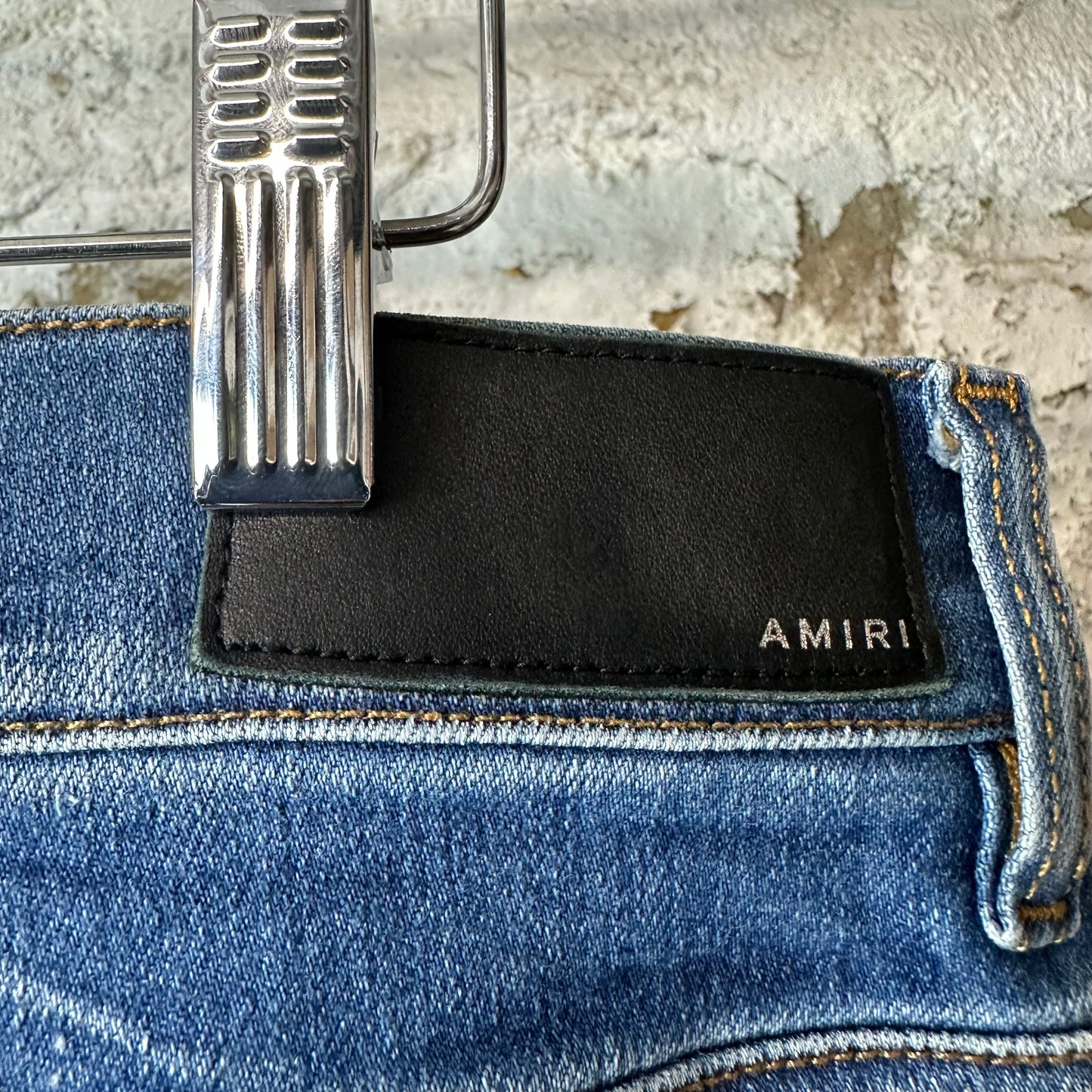 Amiri Plain Dark Blue Denim Jeans Sz 36