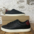 Burberry Maroon Tab Black Albert Sneaker Sz 8 (41)