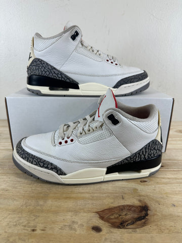 Air Jordan 3 White Cement Reimagined Sz 8.5