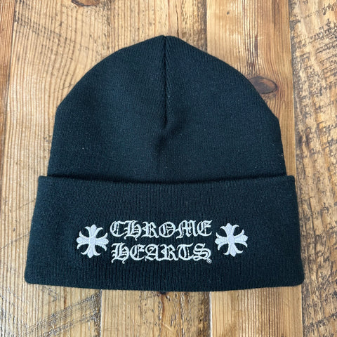 Chrome Hearts Logo Beanie Black Sz OS