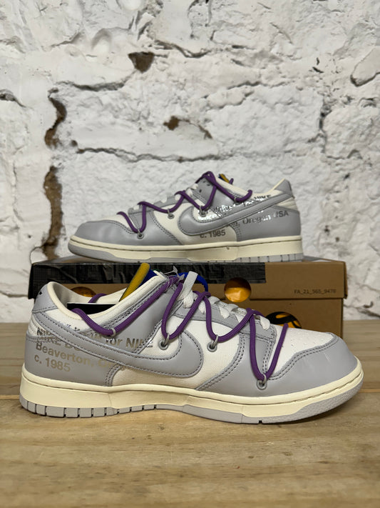Nike Dunk Low Off White Lot 48 Sz 9.5 DS