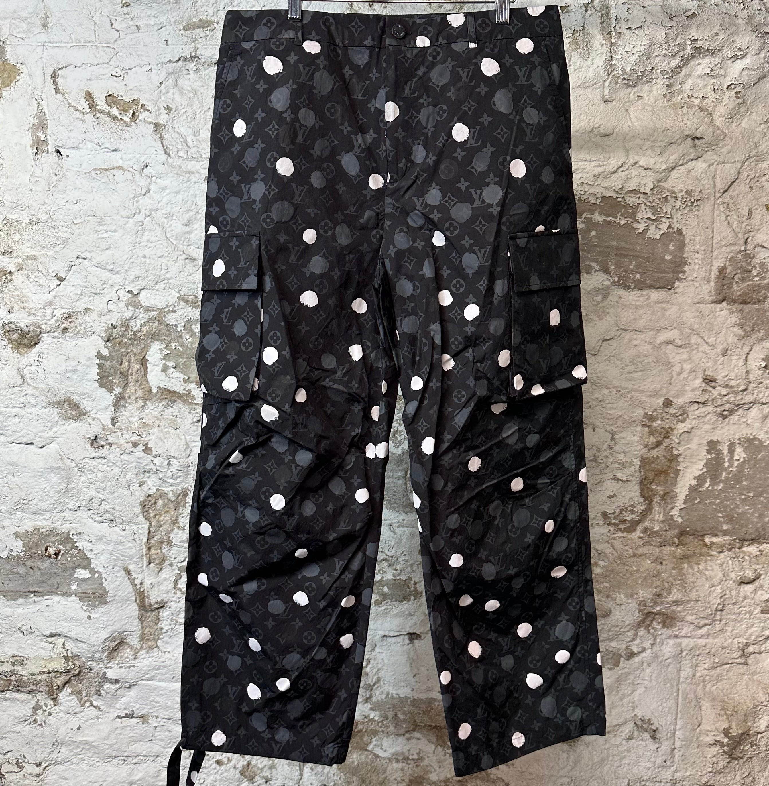 Louis Vuitton Yayoi Kusama Polka Dot Nylon Pants Sz XL