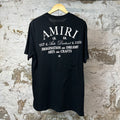 Amiri Arts District T-shirt Black Sz M