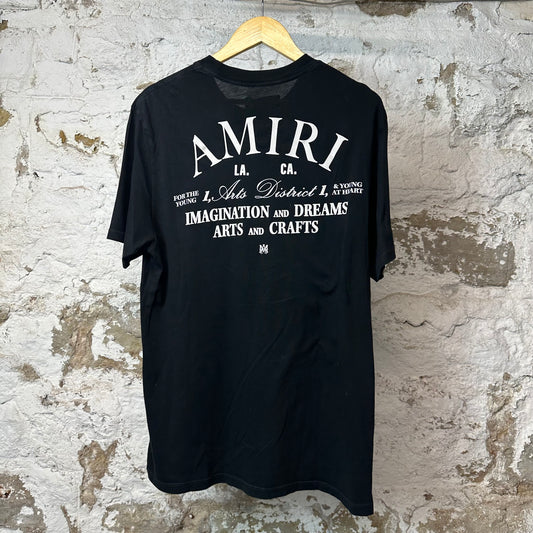 Amiri Arts District T-shirt Black Sz M