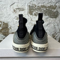 Dior Walk N Dior Cannage Knit Black White Sneaker Sz 5 (37)