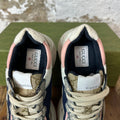 Gucci Rhyton Navy Pink White Sneaker Sz 4.5 (36.5)