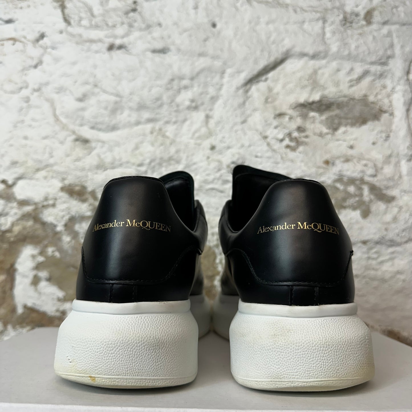 Alexander Mcqueen Black White Sole Sneaker Sz 7 (40) (No Laces)