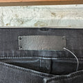 Amiri Vintage Logo Distressed Black Denim Jeans Sz 29