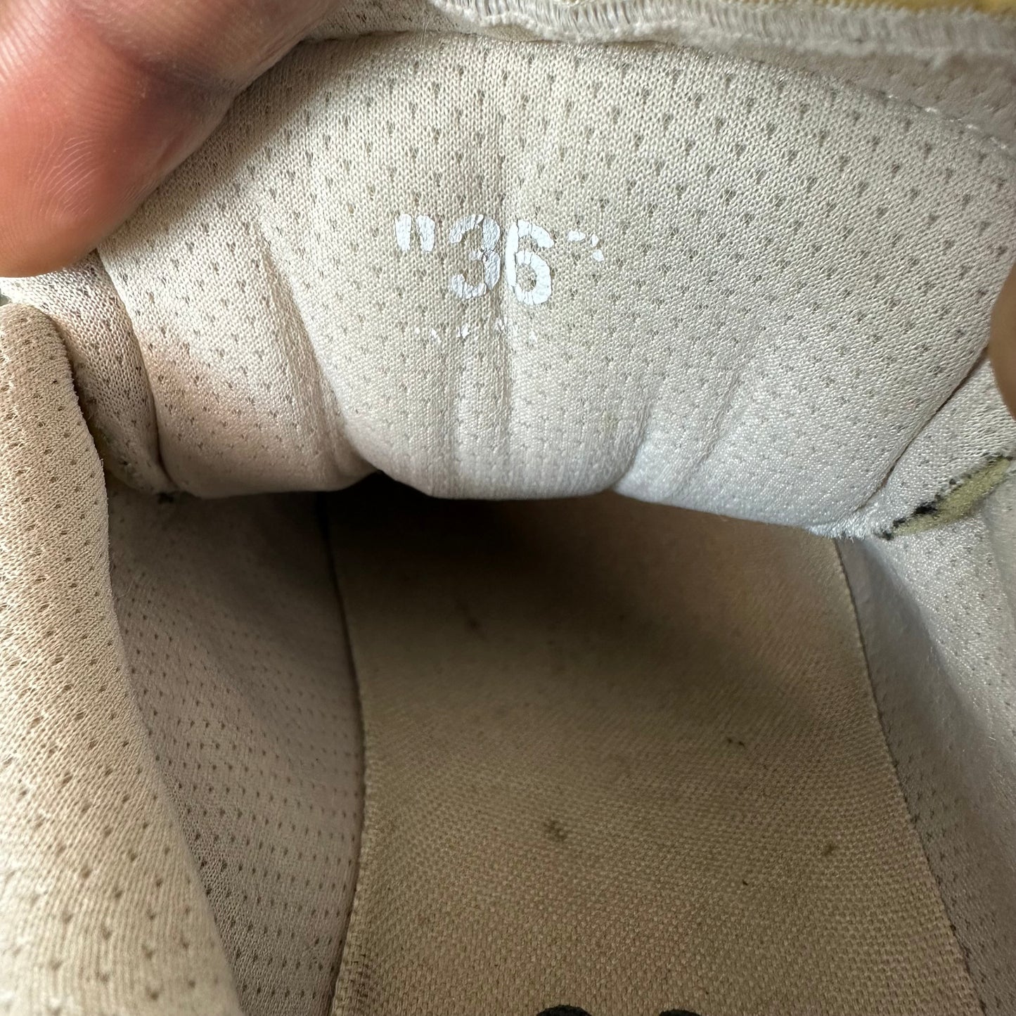 Off White ODSY 1000 Pink Tan Sneaker Sz 4.5 (36) No Box
